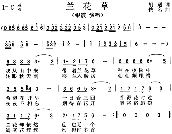 牡丹汗简谱_王宏伟牡丹汗简谱(3)